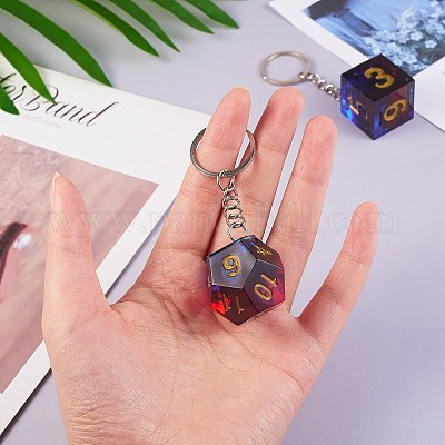 7セット7スタイルのDIYダイスシリコンモールド レジン型 粘土工芸の金