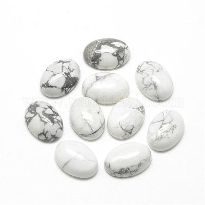Natural Howlite Cabochons&nbsp;G-R415-14x10-29-1