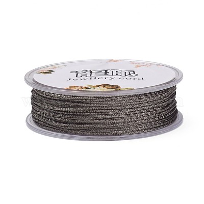 ポリエステルメタリック糸  コーヒー  1mm  約32.8ヤード（30m）/ロール&nbsp;OCOR-G006-02-1.0mm-43-1