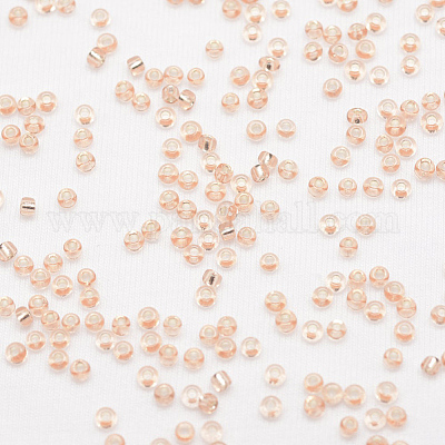 6/0 Transparent Glass Round Seed Beads&nbsp;SEED-J010-F6-L36-1