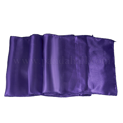 ソリッドカラーポリエステルテーブルランナー  ダイニングテーブル用  長方形  パープル  2750x285x0.3mm&nbsp;DIY-TAC0020-82B-1