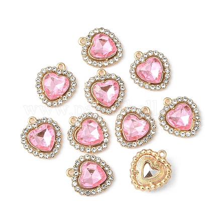Alloy Crystal Rhinestone Charms ALRI-YW0001-01C-1