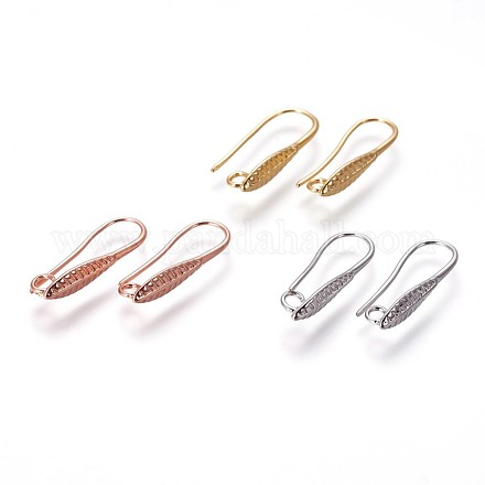 Brass Earring Hooks&nbsp;KK-L177-26-1