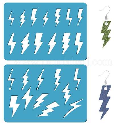 Acrylic Earring Handwork Template DIY-WH0359-046-1