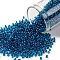 TOHO 11/0 Round Beads, Japanese Seed Beads, (932) Inside Color Aqua/Capri Lined, 2.2mm, Hole: 0.8mm, about 5555pcs/50g