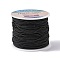 Core Spun Elastic Cord, Black, 2.5mm, 35m/roll