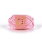 Polyester Cloth Yarn, For Hand Knitting Thick Thread, Crochet Cloth Yarn, Pearl Pink, 23mm