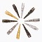Iron Bead Cones, Mixed Color, 41x8mm, Hole: 1mm