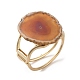 Rack Plating Brass with Natural Agate&nbsp;RJEW-Q809-01C-1