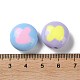 Two Tone Opaque Acrylic Beads&nbsp;SACR-I005-10A-3