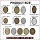 13Pcs 13 Styles Zinc Alloy Brooch Base Settings&nbsp;FIND-PH0029-16-2