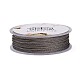 ポリエステルメタリック糸  コーヒー  1mm  約32.8ヤード（30m）/ロール&nbsp;OCOR-G006-02-1.0mm-43-1