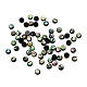 パウアシェルカボション  半円  8x3mm&nbsp;SHEL-WH0001-002A-1