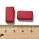 不透明なアクリルビーズ  長方形  ファイヤーブリック  18.5x10x6mm  穴：2mm  約450個/500g&nbsp;OACR-A030-03C-3