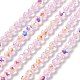 Electroplate Glass Beads Strands&nbsp;GLAA-A014-02L-1