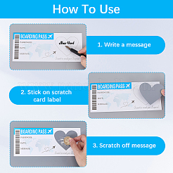 Scratch Surprise Boarding Pass&nbsp;DIY-WH20011-31B