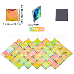 200Pcs Glass Cabochons&nbsp;GGLA-GA0001-02