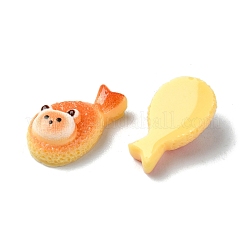 オペーク樹脂カボション  模造食品  たい焼き  12.5x7x4.5mm&nbsp;CRES-Q006-03B