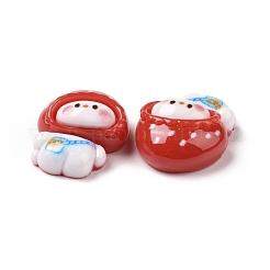 Opaque Resin Cabochons&nbsp;RESI-I037-06A