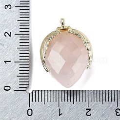 Natural Rose Quartz Pendants&nbsp;G-U019-01G-01