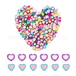 200Pcs 2 Style Handmade Polymer Clay Beads&nbsp;CLAY-LS0001-06