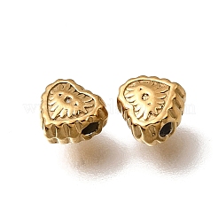 Valentine's Day 304 Stainless Steel Spacer Beads&nbsp;STAS-L315-075G-04