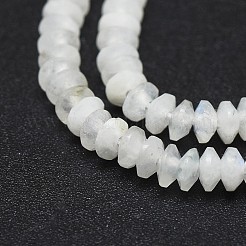 Natural Rainbow Moonstone Beads Strands&nbsp;G-I249-D15