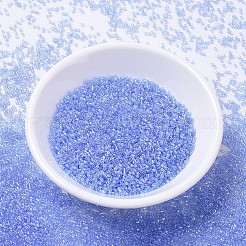 MIYUKIデリカビーズ  シリンダー  日本製シードビーズ  11/0  （db1475)透明な淡い空色の光沢  1.3x1.6mm  穴：0.8mm  約2000PCS /ボトル  10 G /ボトル&nbsp;SEED-JP0008-DB1475