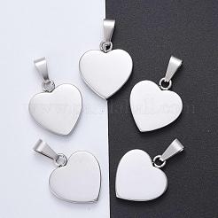 Tarnish Resistant Fashionable 304 Stainless Steel Stamping Blank Tag Pendants&nbsp;STAS-J002A-01