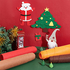 8 Rolls 8 Colors Polyester Felt Fabric&nbsp;DIY-BC0010-04B
