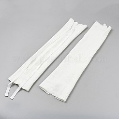 アクリル繊維ニットレッグスリーブ  レッグウォーマー  和風ルーズソックス  ホワイト  500x100x3.5mm&nbsp;AJEW-WH20018-68A