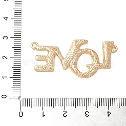 Alloy Crystal Rhinestone Word LOVE Connector Links Charms&nbsp;FIND-M052-09G-NR