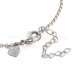 Tarnish Resistant 304 Stainless Steel Pendants Bracelet&nbsp;STAS-B070-01P