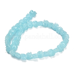 Synthetic Coral Dyed Carved Bead&nbsp;BSHE-H114-04A