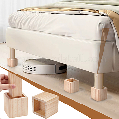 Square Wood Furniture Legs&nbsp;AJEW-WH0661-19A