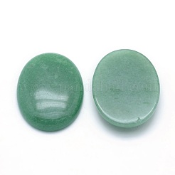 天然石グリーンアベンチュリンカボション  オーバル  40x30x7.5~8mm&nbsp;G-P393-I06