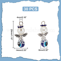 30Pcs Evil Eye Resin Pendants&nbsp;FIND-PH0008-15