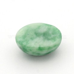 Oval Natural Green Spot Jasper Cabochons&nbsp;G-A136-C06-8x10mm