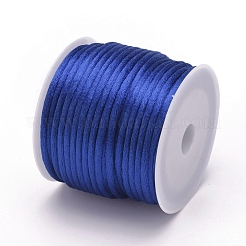 Nylon Satin Rattail Cords&nbsp;NWIR-L006-2mm-16