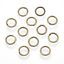 アイアンオープンジャンプリング  ラウンド  アンティークブロンズ  21ゲージ  6x0.7mm  内径：4.5mm  約20000個/1000g&nbsp;IFIN-T019-6mm-AB