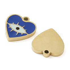 Ion Plating(IP) 304 Stainless Steel Enamel Charms&nbsp;STAS-U032-05G