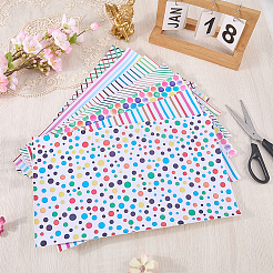 7Pcs 1Bag Mixed Pattern Imitation Leather Fabric&nbsp;DIY-CL0001-75