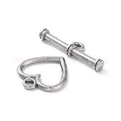 Non-Tarnish 304 Stainless Steel Toggle Clasps&nbsp;STAS-A092-08B-P