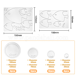 2 Sets 2 Style Bubble Effect Acrylic Mirror Wall Stickers&nbsp;AJEW-FH0003-21B