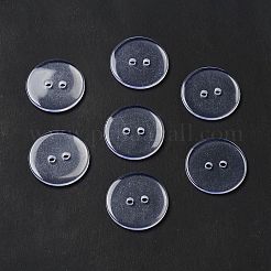 明快なラウンド2穴シャツボタン  樹脂ボタン  透明  23mm  約200個/袋&nbsp;BRB1B3L