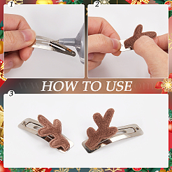 100Pcs 2 Styles Christmas Theme Ornament Accessories&nbsp;FIND-GF0007-15A