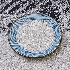 MIYUKIデリカビーズ  シリンダー  日本製シードビーズ  11/0  オパールスタイル  （db0221)金メッキホワイトオパール  1.3x1.6mm  穴：0.8mm  約100000個/500g&nbsp;SEED-MY11-DB0221