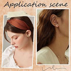 6 Pairs 6 Style Natural Wood Stud Earrings&nbsp;EJEW-SC0001-45