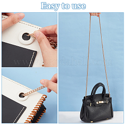 4Pcs 4 Colors Zinc Alloy Curb Chain Bag Straps&nbsp;FIND-PH0017-13