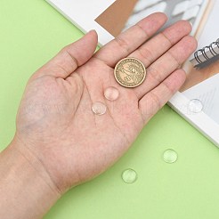 クリアガラスカボション  カメオ写真ペンダントジュエリー作成のためのクリアドームカボション  透明  11.5~12x4mm&nbsp;GGLA-R026-12mm